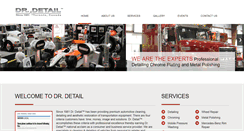 Desktop Screenshot of drdetailinc.com